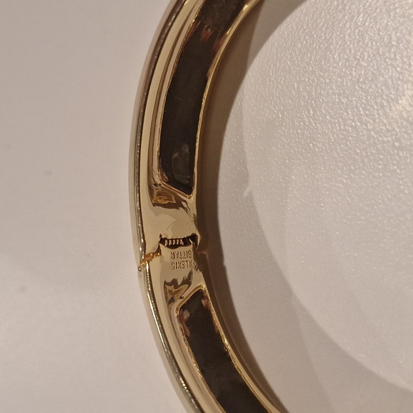 Alexis bitter .miss havisham gold bangle with crystal - Picture 4 of 5